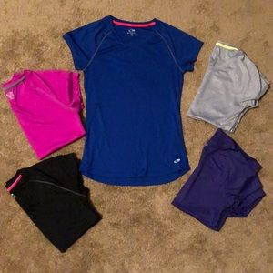 Champion semi fitted workout tops
